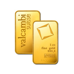 Zlatý slitek 1 Oz Valcambi...