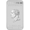 Stříbrná mince ve tvaru slitku 1 Oz Rectangular Dragon 2025