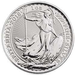 Stříbrná mince 1 Oz Britannia různé roky