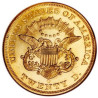 Zlatá mince 20 Dollar Double Eagle Liberty Head různé roky