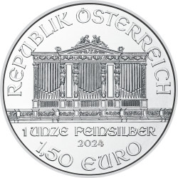 Stříbrná mince 1 Oz Wiener Philharmoniker různé roky