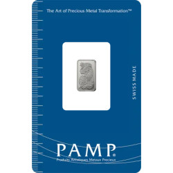 Platinový slitek 1 g PAMP