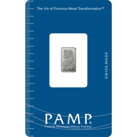 Platinový slitek 1 g PAMP