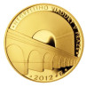 Zlatá mince 1/2 Oz Negrelliho viadukt v Praze 2012 Proof
