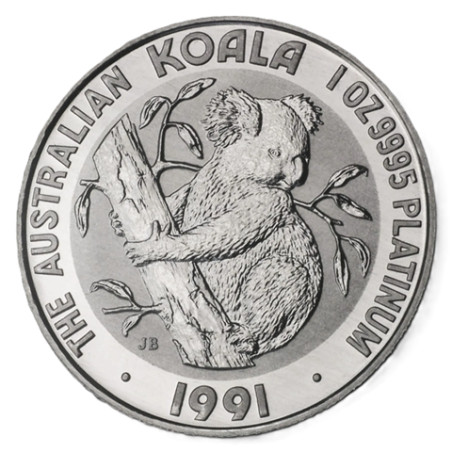 Platinová mince 1 Oz Australian Koala 1991