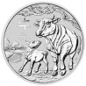 Stříbrná mince 1/2 Oz Lunar Series III Year of the Ox 2021