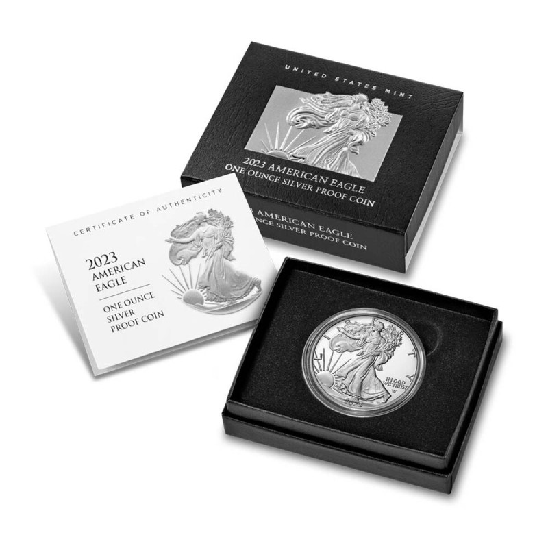 Stříbrná mince 1 Oz American Eagle 2023 Proof