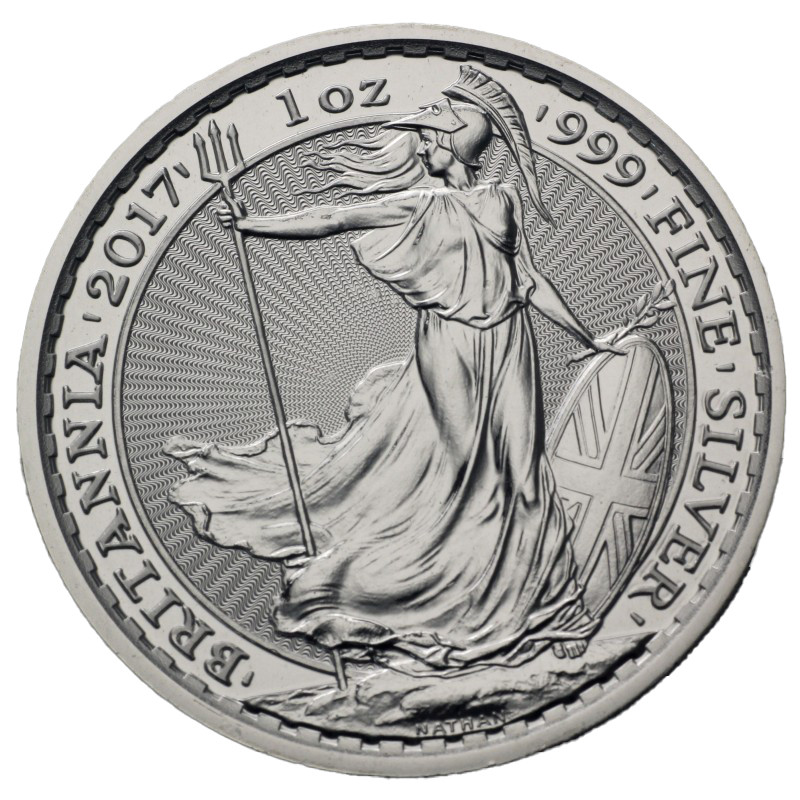 Stříbrná mince 1 Oz Britannia 2017
