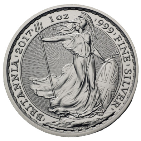 Stříbrná mince 1 Oz Britannia 2017
