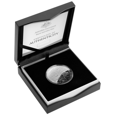 Stříbrná mince 1 Oz New Map of the World 1626 - Nová mapa světa 2019 Proof