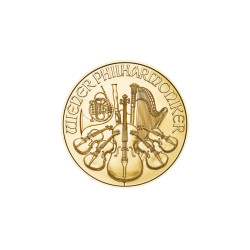 Zlatá mince 1/2 Oz Wiener Philharmoniker různé roky