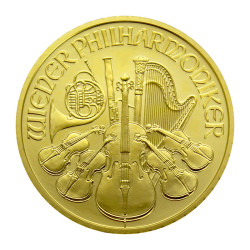 Zlatá mince 1/2 Oz Wiener Philharmoniker různé roky