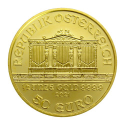 Zlatá mince 1/2 Oz Wiener Philharmoniker různé roky