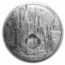 Stříbrná mince 1 Oz AI Coin - Artificial Intelligence 2025