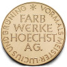 Zlatá medaile 8 g 100 Jahre Farbwerke Hoechst AG. 1863–1963