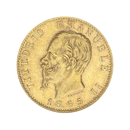 Zlatá mince 20 Lira Itálie Vittorio Emanuele II. různé roky (1800-1927)