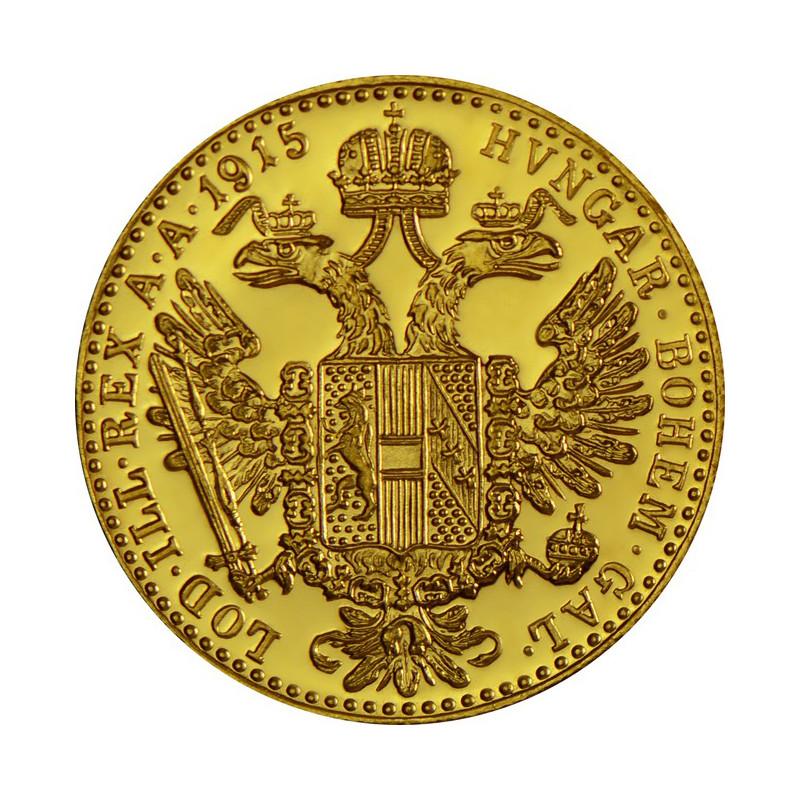 Zlatá mince 1 Dukát Františka Josefa I. 1915 Novoražba