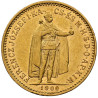 Zlatá mince 10 Korun Maďarsko různé roky (1892-1915)