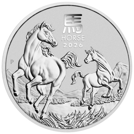 Stříbrná mince 1 Oz Lunar Series III Year of the Horse 2026