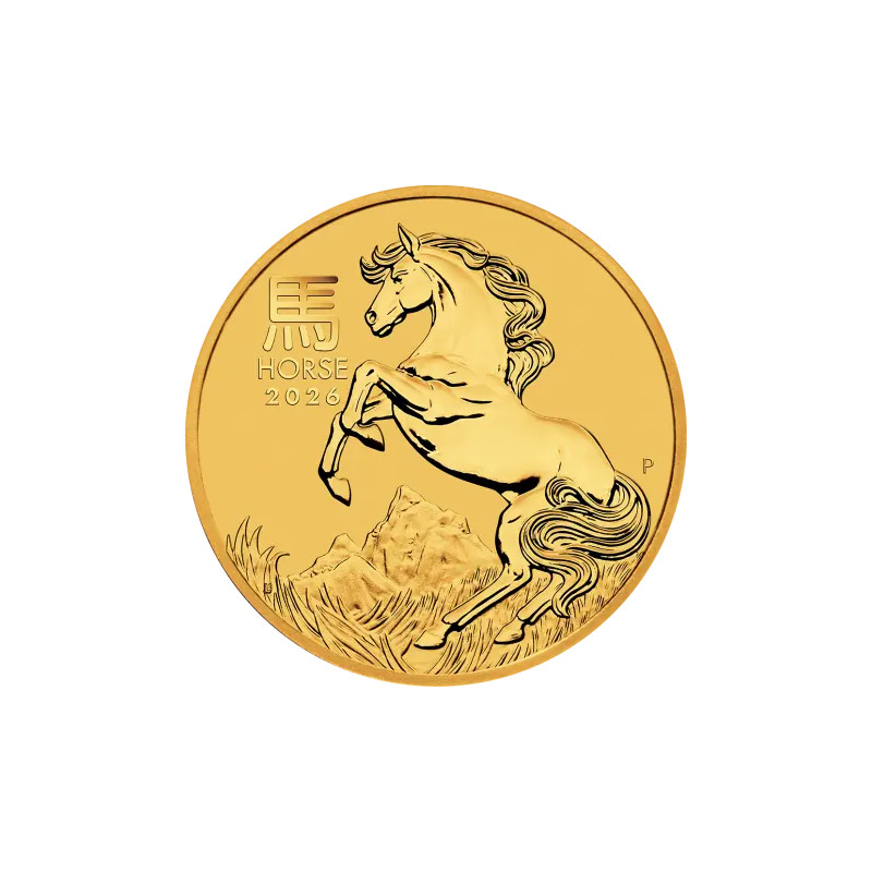 Zlatá mince 1/2 Oz Lunar Series III Year of the Horse 2026