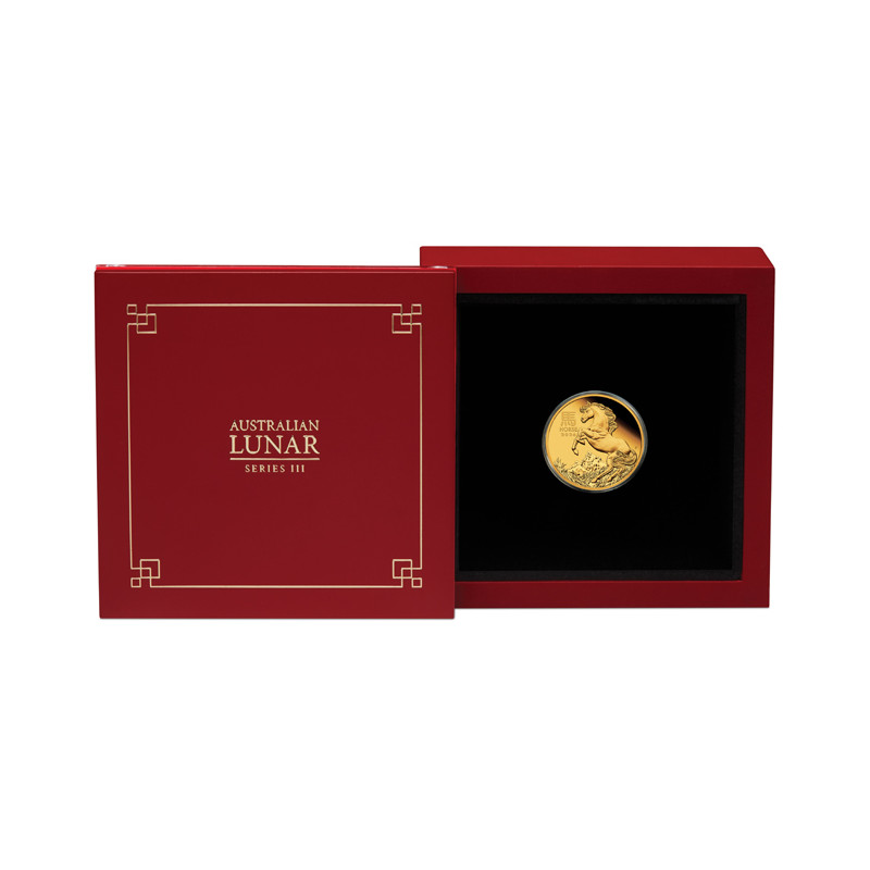 Zlatá mince 1/10 Oz Lunar Series III Year of the Horse 2026 Proof