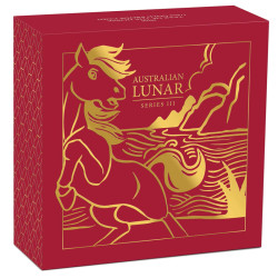 Zlatá mince 1/4 Oz Lunar Series III Year of the Horse 2026 Proof