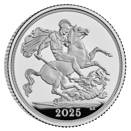 Stříbrná mince 7,99 g The Royal Mint Sovereign 2025 Proof