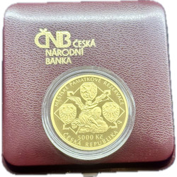 Zlatá mince 1/2 Oz 5000 Kč Městská památková rezervace Jihlava 2021 Proof
