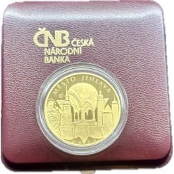 Zlatá mince 1/2 Oz 5000 Kč Městská památková rezervace Jihlava 2021 Proof