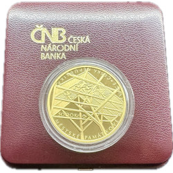 Zlatá mince 1/2 Oz 5000 Kč Městská památková rezervace Cheb 2021 Proof