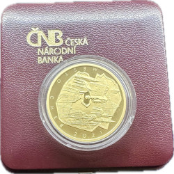 Zlatá mince 1/2 Oz 5000 Kč Městská památková rezervace Cheb 2021 Proof