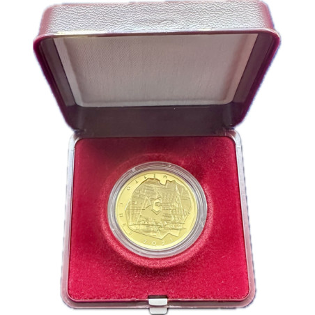 Zlatá mince 1/2 Oz 5000 Kč Městská památková rezervace Cheb 2021 Proof