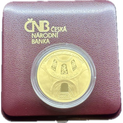 Zlatá mince 1/2 Oz 5000 Kč Městská památková rezervace Hradec Králové 2023 Proof