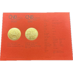 Zlatá mince 1/2 Oz 5000 Kč Městská památková rezervace Hradec Králové 2023 Proof