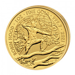 Zlatá mince 1 Oz Mýty a legendy - Robin Hood 2021
