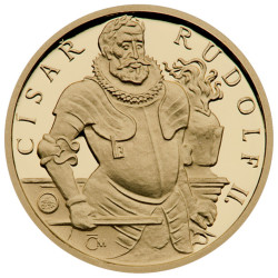 Sada zlatých medailí 4 x 1/10 Oz Doba Rudolfa II. 2009 Proof