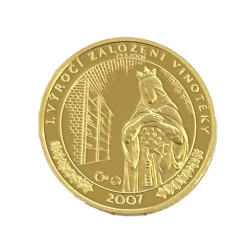 Sada zlatých mincí 4 x Dukátová řada Klub královny Elišky 2008 Proof
