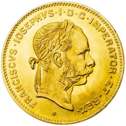 Zlatá mince 10 Frank 4 Zlatník Franz Josef I. 1892