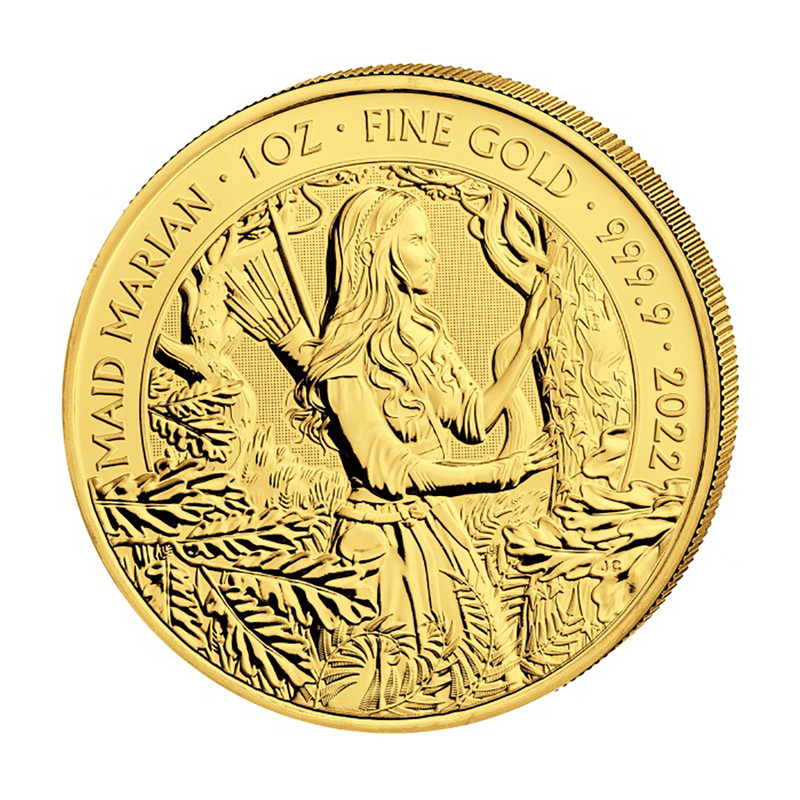 Zlatá mince 1 Oz Mýty a legendy - Maid Marian 2022