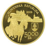 Zlatá mince 9,5 g Korunovace Leopolda I. 2005 Proof