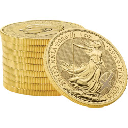 Zlatá mince 1 Oz Britannia 2026