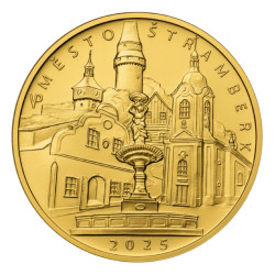 Zlatá mince 1/2 Oz 5000 Kč Městská památková rezervace Štramberk 2025 Standard