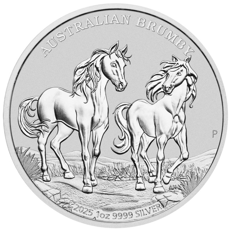Stříbrná mince 1 Oz Australian Brumby Horse 2025