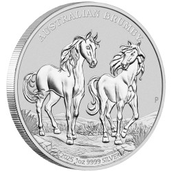 Stříbrná mince 1 Oz Australian Brumby Horse 2025