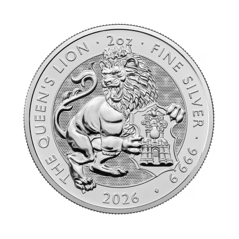 Stříbrná mince 2 Oz The Tudor Beasts Queens Lion 2026