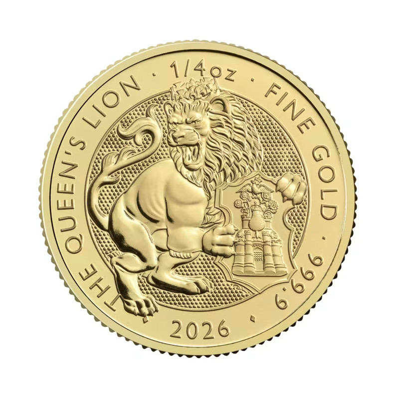 Zlatá mince 1/4 Oz The Tudor Beasts Queens Lion 2026