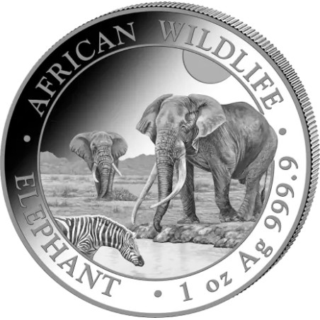 Stříbrná mince 1 Oz African Wildlife Elephant 2026