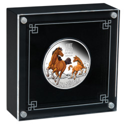 Stříbrná mince 1 Oz Lunar Series III Year of the Horse 2026 Kolorovaná Proof