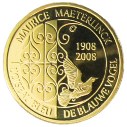 Zlatá mince 6,22 g Maurice Meterlinck 2008 Proof