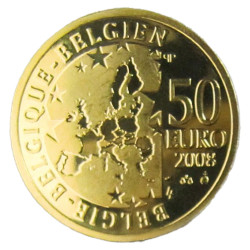 Zlatá mince 6,22 g Maurice Meterlinck 2008 Proof